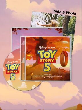 Taylor Swift & Disney Collectable Toy Story 5 Soundtrack CD. NWT!
